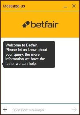 Betfair live chat for customers