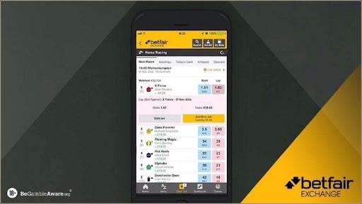 Betfair scalping bot in the app