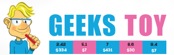 Geeks toy logo