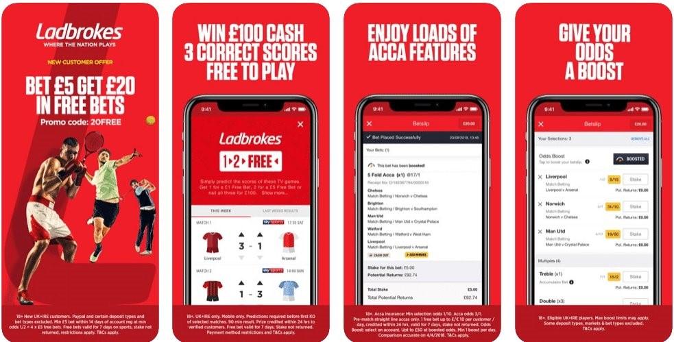 Ladbrokes Mobile App opportunities