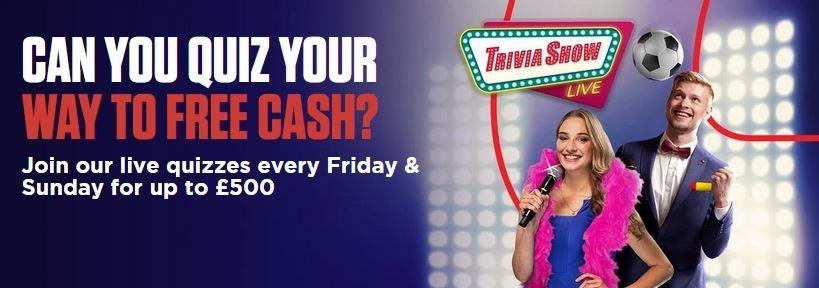 Ladbrokes Trivia Show quiz promo banner 