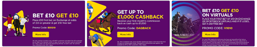 Betdaq promo banners